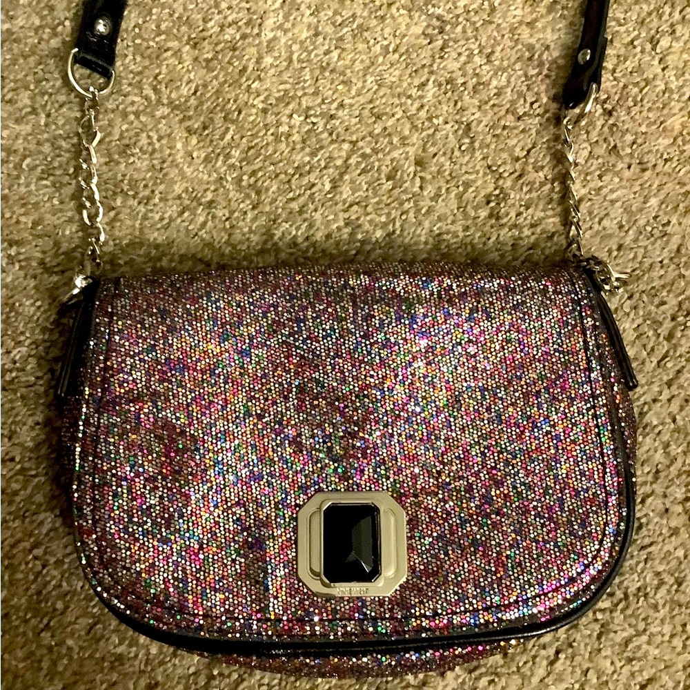 Multicolor Glitter Shoulder Bag